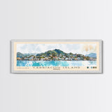 Carriacou Island, Grenada Watercolor Beach Print, Vacation Gift, Grenada Wall Art, Beach Painting, Beach Decor, Beach Painting