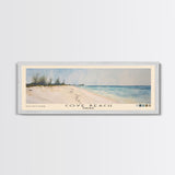 Cove Beach, Bahamas Watercolor Beach Print, Vacation Gift, Bahamas Wall Art, Beach Painting, Beach Decor, Beach Painting