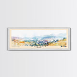 Doc Let, Vietnam Watercolor Print, Vacation Gift, Vietnam Wall Art, Beach Painting, Beach Decor, Large Wall Art, Wood Frame Art