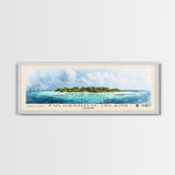 Fulhadhoo Island, Maldives Watercolor Beach Print, Vacation Gift, Maldives Wall Art, Beach Painting, Beach Decor, Beach Painting