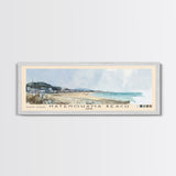 Hatenohama Beach, Japan Watercolor Print, Vacation Gift, Japan Wall Art, Beach Painting, Beach Decor, Large Wall Art, Wood Frame Art