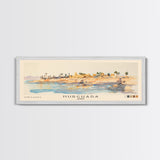 Hurghada, Egypt Watercolor Beach Print, Vacation Gift, Egypt Wall Art, Beach Painting, Beach Decor, Beach Painting