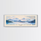 Islands of the Gulf of Chiriqui, Panamá Watercolor Beach Print, Vacation Gift, Panamá Wall Art, Beach Painting, Beach Decor, Beach Painting