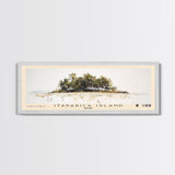 Itaparica Island, Brazil Watercolor Beach Print, Vacation Gift, Brazil Wall Art, Beach Painting, Beach Decor, Beach Painting