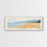 Nador Beaches, Morocco Watercolor Print, Vacation Gift, Morocco Wall Art, Beach Painting, Beach Decor, Beach Or Lakehouse Art
