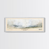 Sanna, Scotland Watercolor Print, Vacation Gift, Scotland Wall Art, Beach Painting, Beach Decor, Large Wall Art, Wood Frame Art