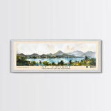 St. Vincent, Saint Vincent and the Grenadines Watercolor Beach Print, Vacation Gift, Saint Vincent and the Grenadines Wall Art, Beach Painting, Beach Decor, Beach Painting