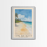 Cane Bay Beach, US Virgin islands Watercolor Beach Print, Vacation Gift, US Virgin islands Wall Art, Beach Painting, Beach Decor, Beach Painting