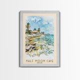 Half Moon Caye, Belize Watercolor Beach Print, Vacation Gift, Belize Wall Art, Beach Painting, Beach Decor, Beach Painting