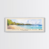 Smith Bay Beach Park, US Virgin islands Watercolor Beach Print, Vacation Gift, US Virgin islands Wall Art, Beach Painting, Beach Decor, Beach Painting