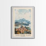 Tierra Bomba Island, Colombia Watercolor Beach Print, Vacation Gift, Colombia Wall Art, Beach Painting, Beach Decor, Beach Painting