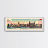 Brescia Italy Travel Print Wall Art, Panoramic City Art, Travel Art, Wall Decor, Vacation Gift, Framed Canvas Print Or Metal Art