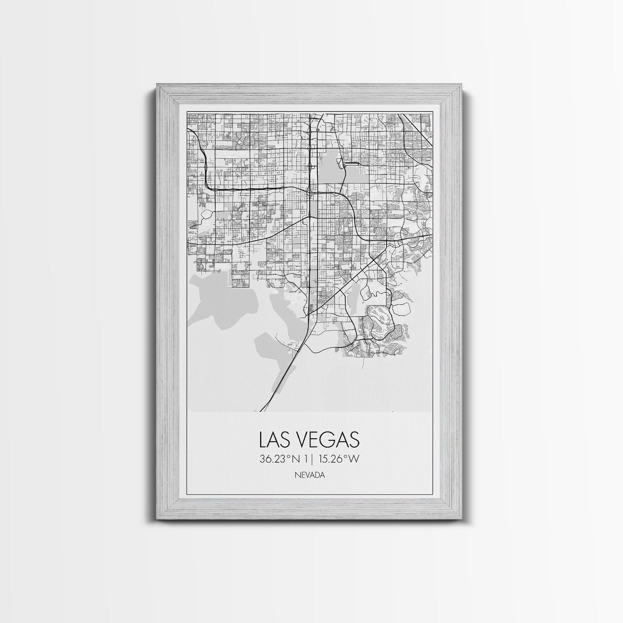 Las Vegas Street Map, Nevada Map, City Map Art, Modern Wall Art, Wall Art, Canvas Print, Travel Wall Décor, Dorm Wall Print, Couples Gift