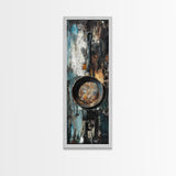 Rustic Frying Pan Art Framed Canvas Print Kitchen Wall Art Food Review Kitchen Art Rustic Decor Moody Art Wabi Sabi Wall Art