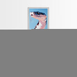 Black and White Snake Pink Canvas Print,  Moody Art, Minimalist Art, Vertical Wall Art, Rustic Decor, Gift Idea Him