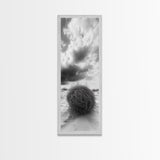 Tumbleweed Desert,Canvas Print, Rustic Southwest Wall Art, Moody Landscape Art, Extra Wide Art, Above Sofa Art, Farmhouse Decor