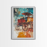 Stirrups Painting, Cowboy Aesthetic, Western Art, Rustic Decor, Framed Canvas Print, Farmhouse Wall Art, Moody Art, Boho Art, Gift Idea