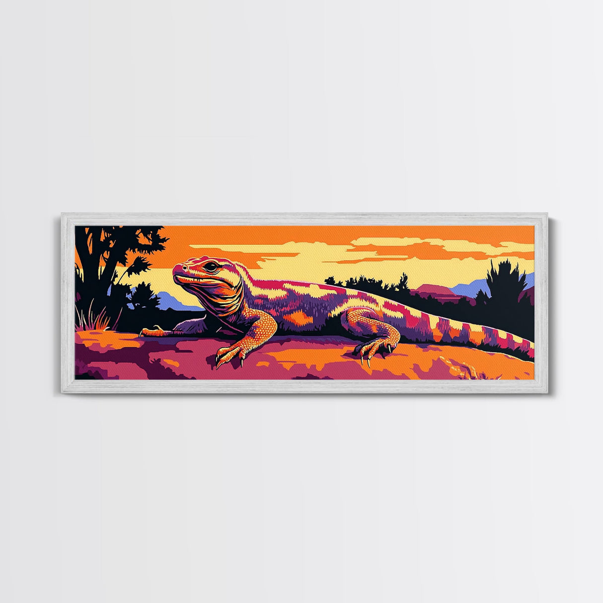 Geometric Wall Art, Framed Canvas Print, Southwest Wall Art, Chicano Art, Extra Wide Art, Rustic Wall Art, Moody Art, Above Couch Art