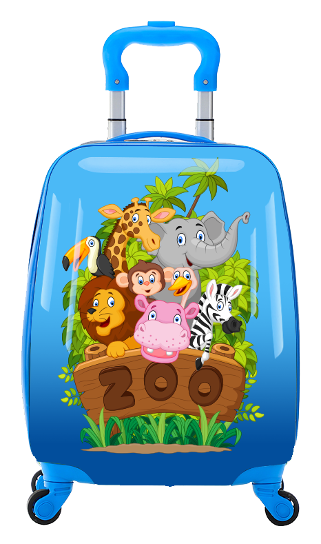 TUCCI Italy ZOOLAND 18" Spinner Wheel Children Suitcase