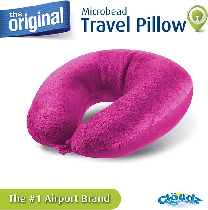 Super Soft Plush Microbead Travel Pillows by Cloudz