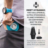 25 oz Collapsible Water Bottle by Hydaway