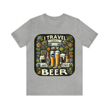 "I Travel for The Beer" full color T-shirt