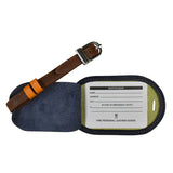 Round  Leather Luggage Tag - Qty: 1 (6424) by ili New York