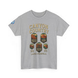 Custom Latitudes Travel - Canyon Country Tee, Adventure T-Shirt, National Park Shirt, Travel Souvenir Gift, Retro Tour Shirt, Hiking Apparel, Unisex Cotton Top