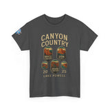Custom Latitudes Travel - Canyon Country Tee, Adventure T-Shirt, National Park Shirt, Travel Souvenir Gift, Retro Tour Shirt, Hiking Apparel, Unisex Cotton Top
