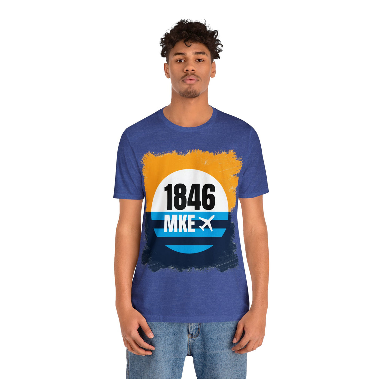 MKE - 1846 - Airport Travel Shirt - Milwaukee Peoples Flag