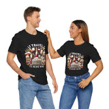 "I Travel to Drink Wine" full color T-shirt