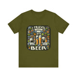 "I Travel for The Beer" full color T-shirt