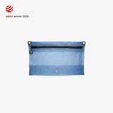 TILLIV Compak Medium vacuum pack in Steel Blue, empty and laid flat