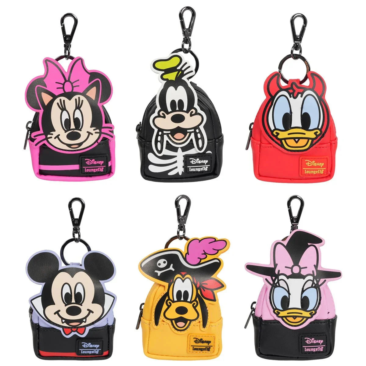 Loungefly Mickey & Friends Halloween Mystery Blind Box Mini Backpack Charm Keychain