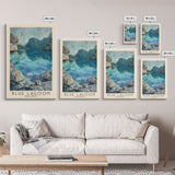 Blue Lagoon, Malasyia Watercolor Beach Print, Vacation Gift, Malasyia Wall Art, Beach Painting, Beach Decor, Beach Painting