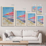 Giardini naxos beach, Italy Watercolor Beach Print, Vacation Gift, Italy Wall Art, Beach Painting, Beach Decor, Beach Painting