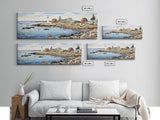 Maine Art Framed Canvas Print - Modern High-Quality Gicle Artwork, Eco Friendly and Durable - Framed Canvas Perfect for Gifts and Home Decor
