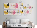 Extra Large Panoramic Abstract Art - Extra Wide Wall Art - Watercolor Fine Art Print - Modern Abstract Art Print - Original Art - Large Wall Art