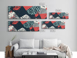 Retro 90s Mall Art - Framed Canvas Print - Mall Wall Decor