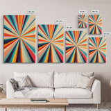 Mid Century Modern Vertical Print, Tall Narrow Art, Modern Vertical Wall Art Print, Abstract Art, Geometric Wall Art, Home Decor, Large Boho Wall Art