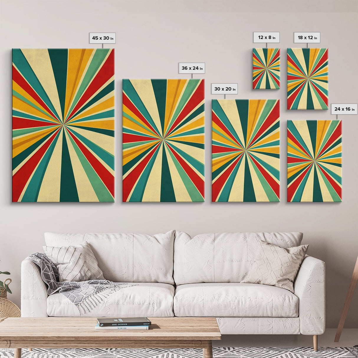 Space Travel Abstract Canvas Wall Art, Mid Century Modern Original Art Print, Large Oil Painting Print Oversized Framed Art