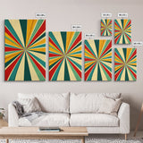 Space Travel Abstract Canvas Wall Art, Mid Century Modern Original Art Print, Large Oil Painting Print Oversized Framed Art