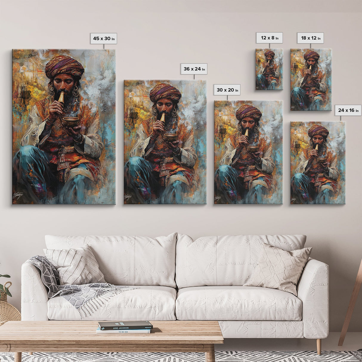 Moroccan Style Wall Art, Framed Canvas Print, Art of Morocco, Arabian Inspired Home Decor