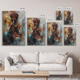 Moroccan Style Wall Art, Framed Canvas Print, Art of Morocco, Arabian Inspired Home Decor