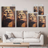 Ozymandias Painting Canvas Print, Ozymandias Wall Art, Ozymandias Print, Framed Canvas, Eclectic Home Decor