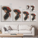 The Matador - Framed Canvas Print - Spanish Style Art - Cultural Home Decor