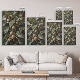 Fig Painting Print - Framed Canvas - Fig Oil Painting, Fig Painting, Kitchen Decor, Rustic Farmhouse, Minimalist Home Decor