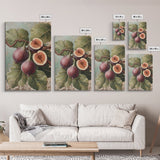 Fig Oil Painting Print In A Frame, Small Kitchen Art, Kitsch Kitchen, Eclectic Art, Fig Painting, Dining Room Decor, Kitchen Wall Art, Kitchen Decor