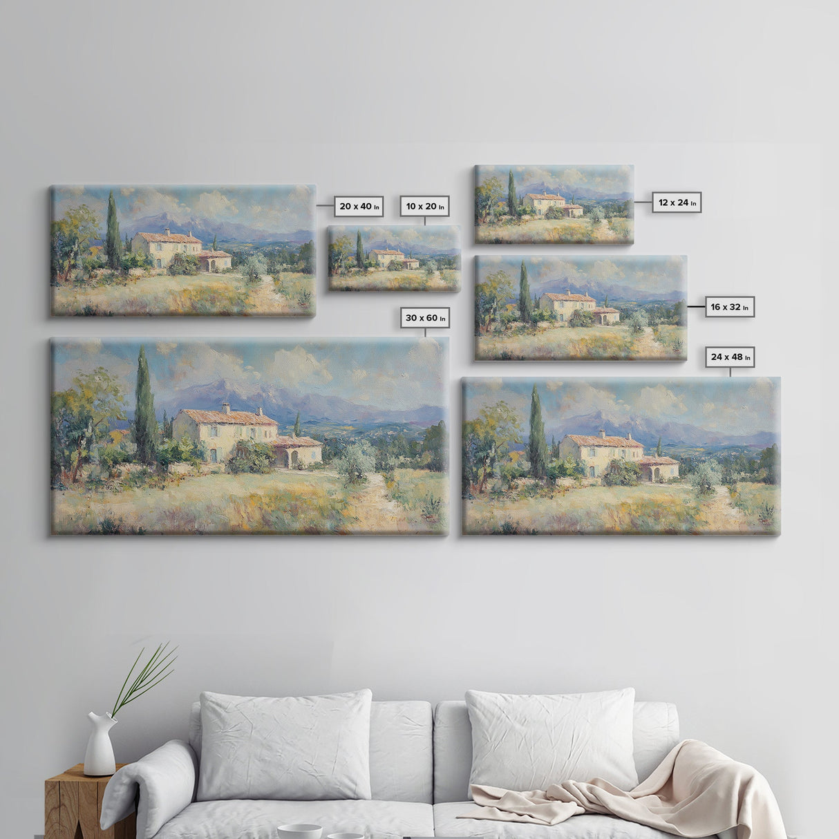 Whimsical Modern Art, Framed Canvas Print, Oil Painting of a Chalet, Kitsch Home Decor, Original Oil Painting, Victorian Painting