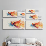 Phoenix In Flight - Canvas Print - Inspirational Wall Art